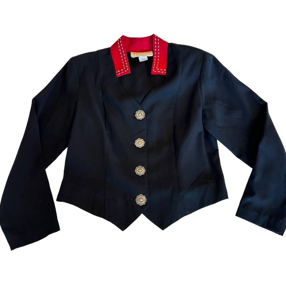 NEW FRONTIER Vintage 90s Bolero Western Jacket Size M USA